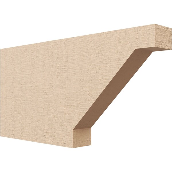 Ekena Millwork 2in. W x 8in. H x 16in. L Burlington Woodgrain TimberThane Rafter Tail, Primed Tan RFTUR02X08X16BURRCPR - main